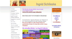 Desktop Screenshot of ingrid-schlieske.de